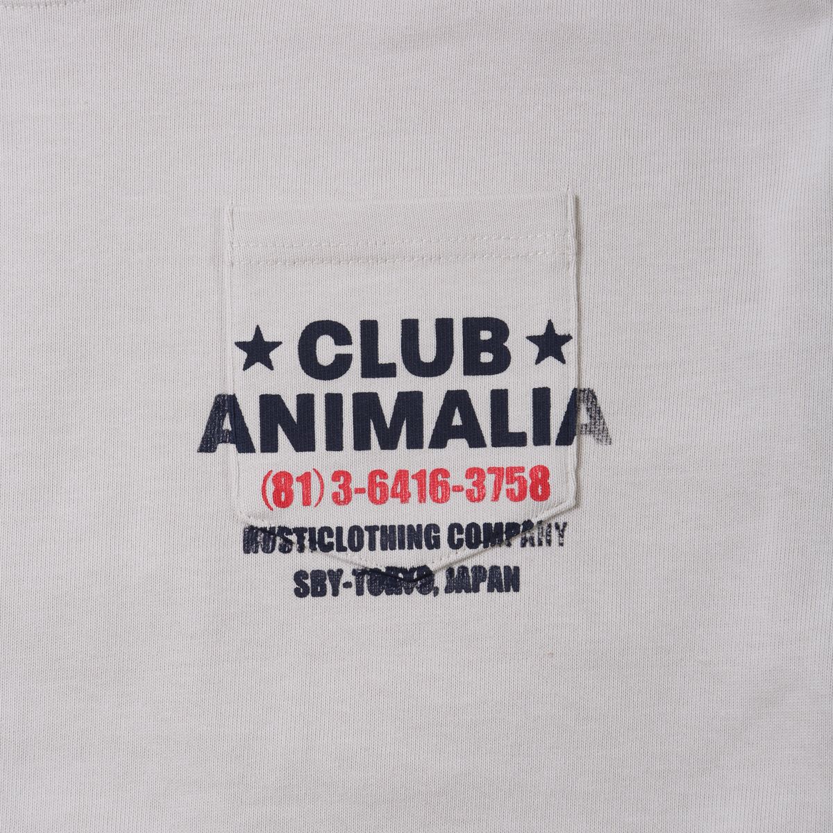 10.2oz Heavy Pocket S/S T-Shirts - CLUB ANIMALIA -