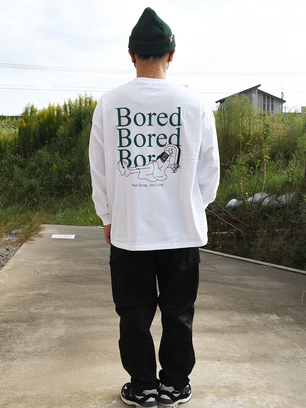 BORED BIG L/S T