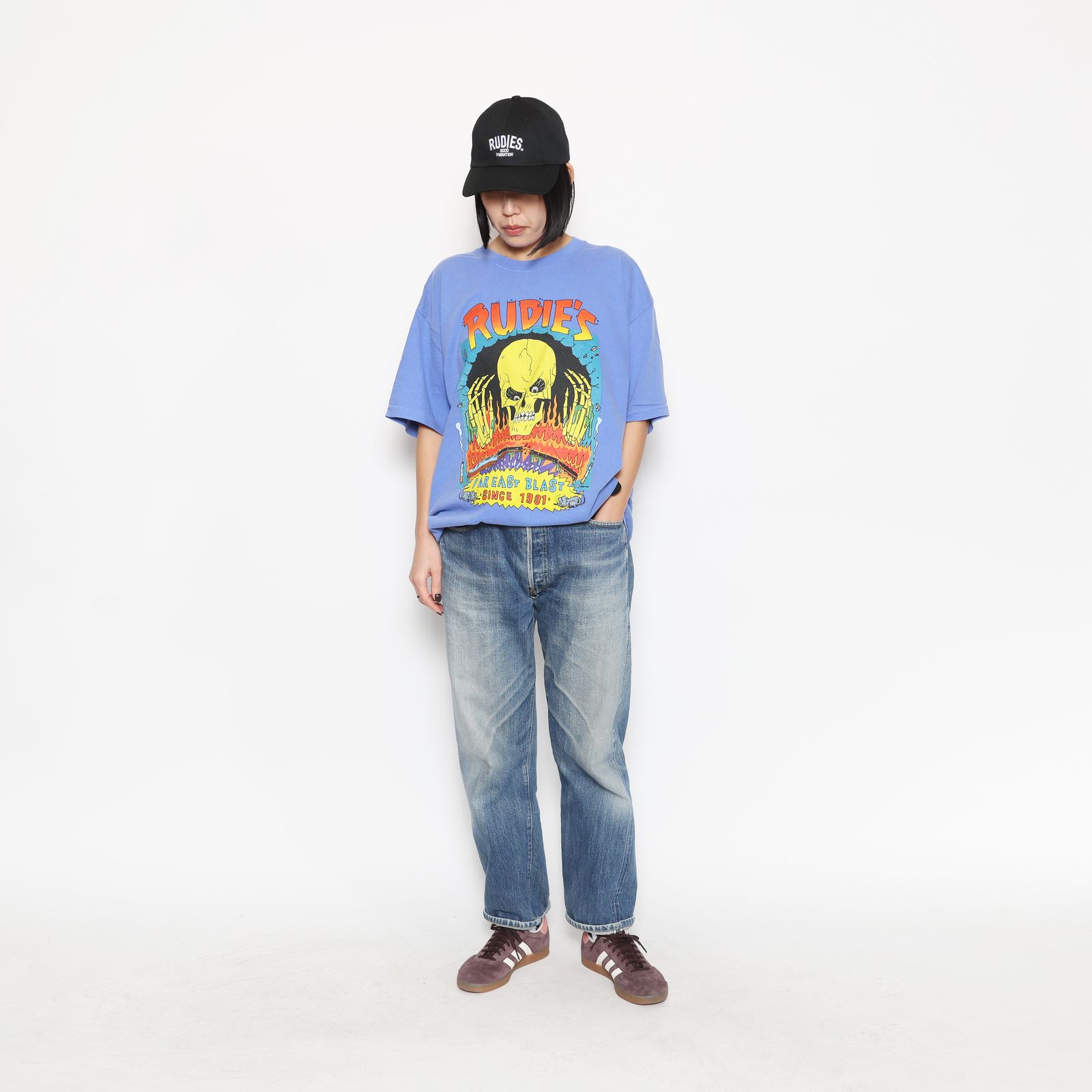 BUSTED SKULL-TEE