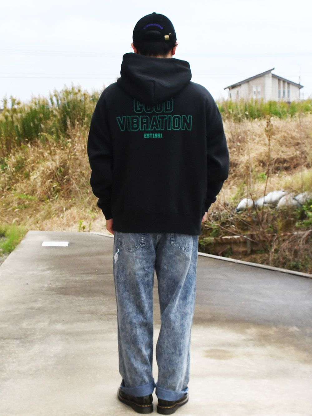 BLOCK COLLEGE BIGSILHOUETTE HOOD-SWEAT