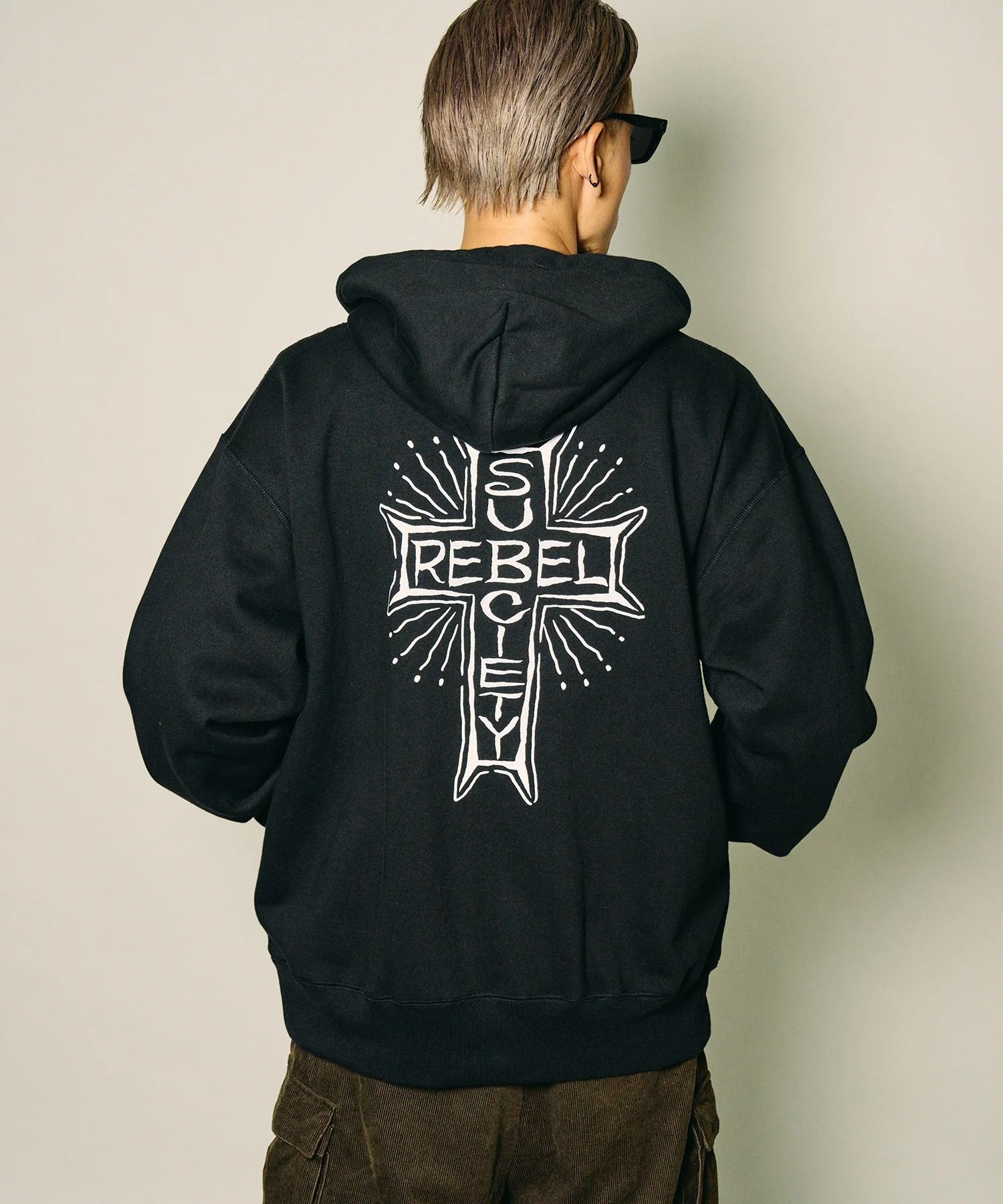 Rebel zip hoodie