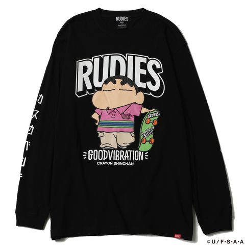 RUDIE'S x CRAYON SHINCHAN SKATE LS-T