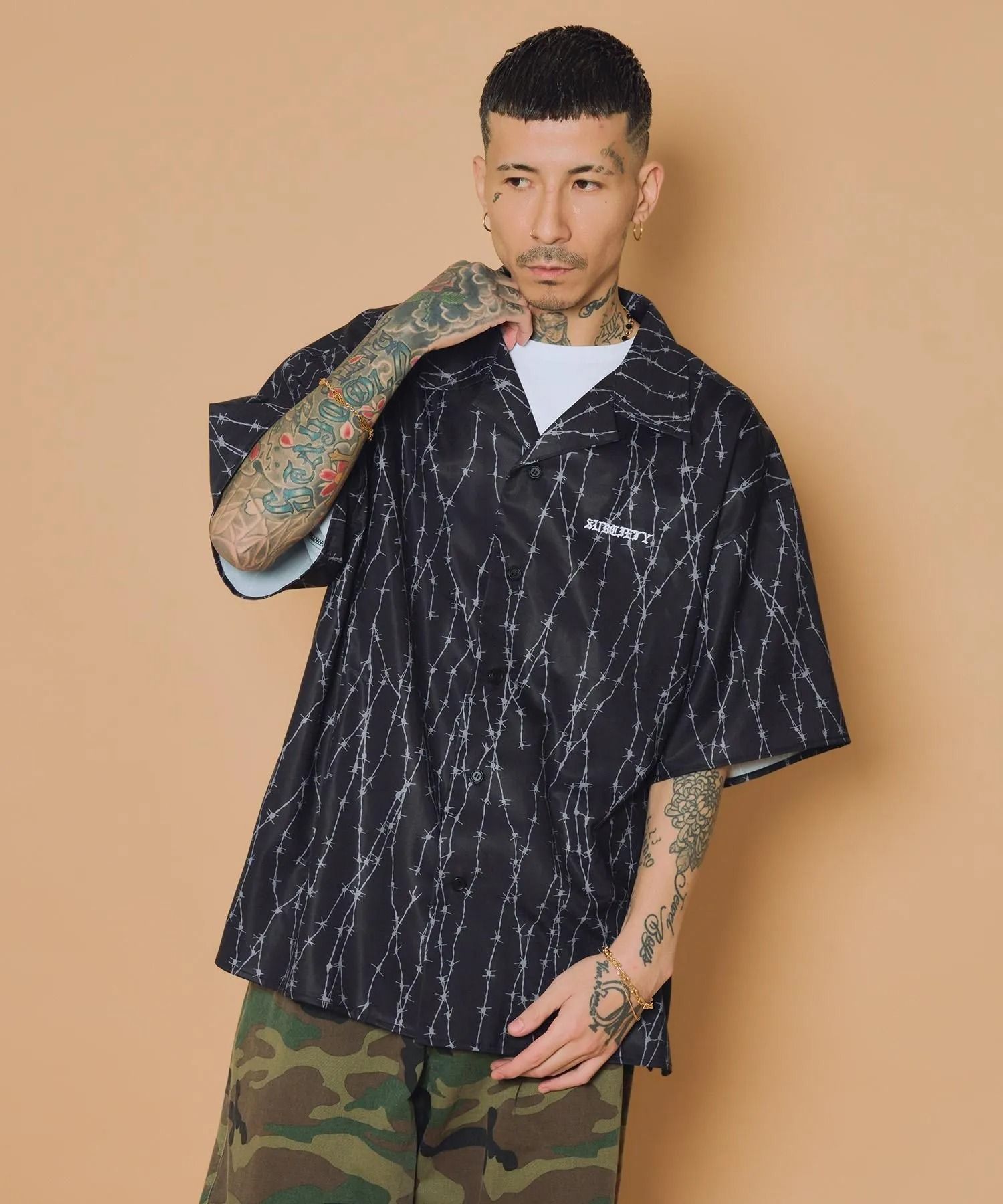 Barbed wire shirt