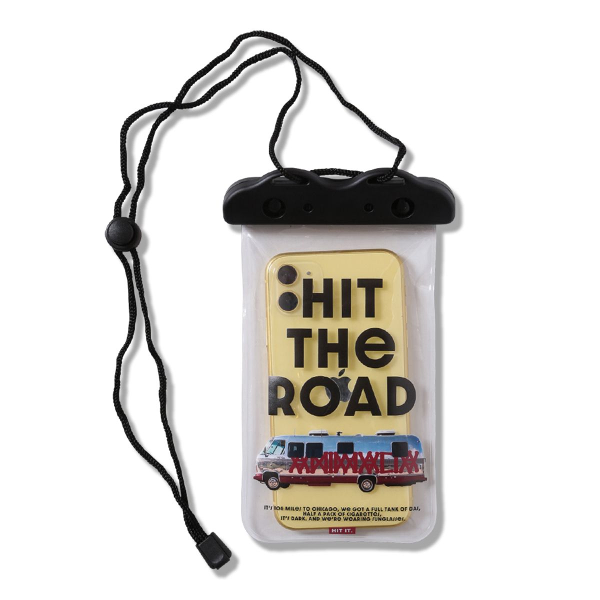 WATERPROOF CELL PHONE CASE - HIT THE ROAD