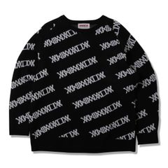 PATTERNED ALL OVER CREW-KNIT