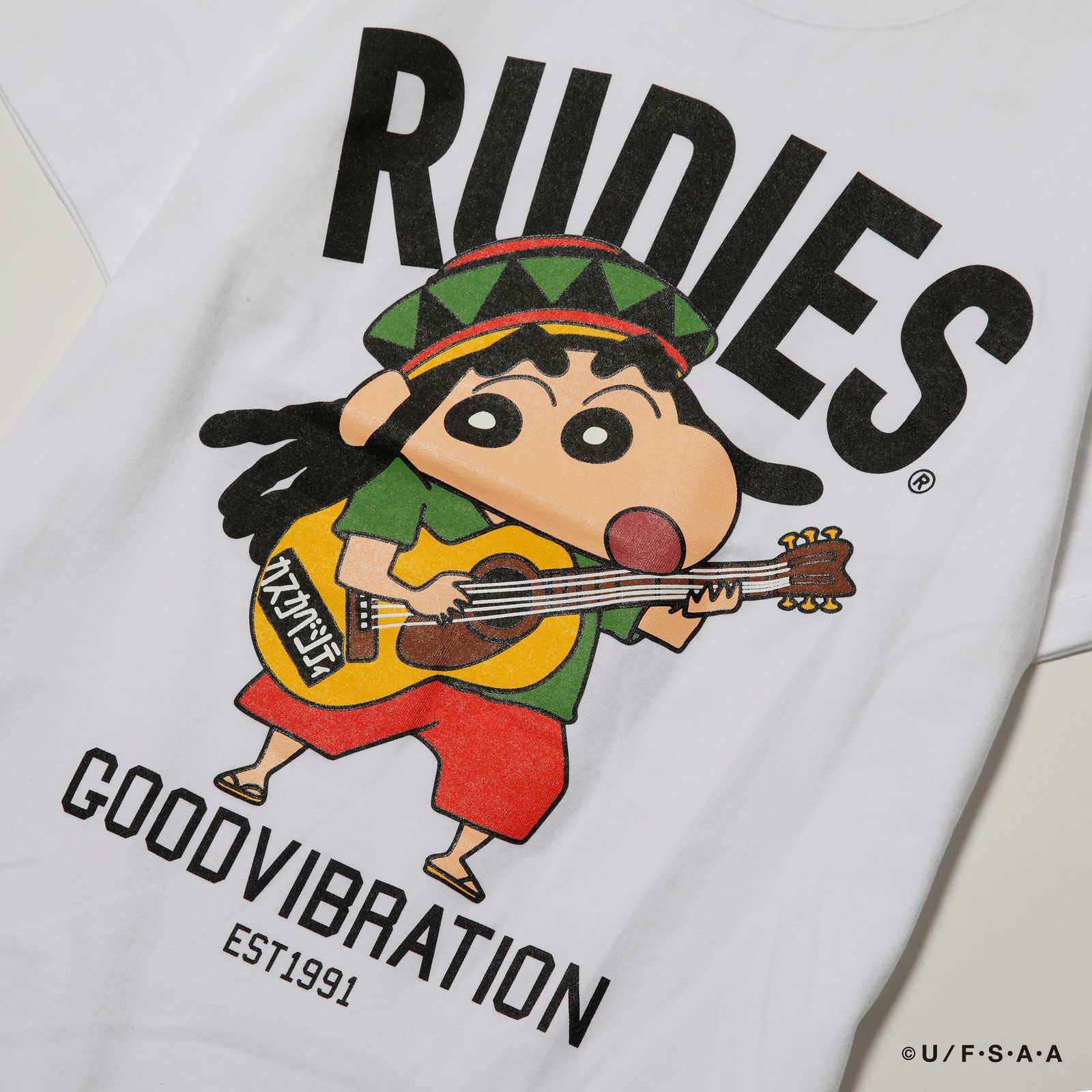 RUDIE'SxCRAYON SHINCHAN DREADROCK TEE