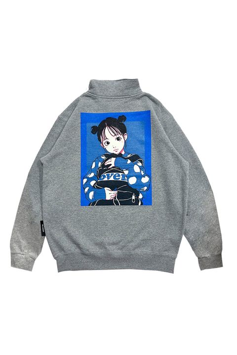 BAG GIRL Half Zip pullover
