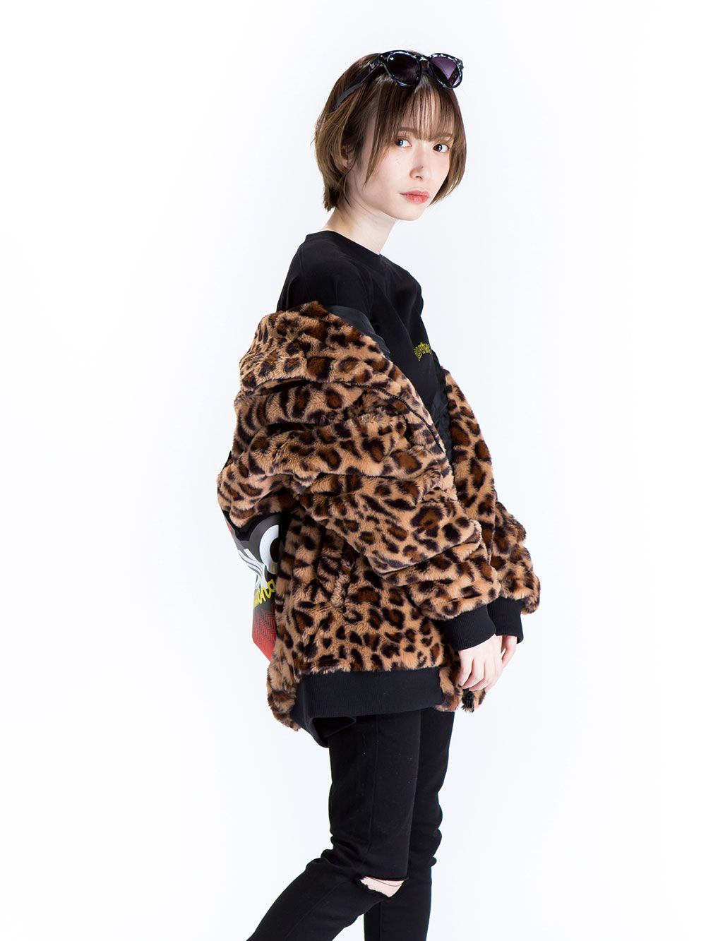 R.A.M Leopard Fur Jacket