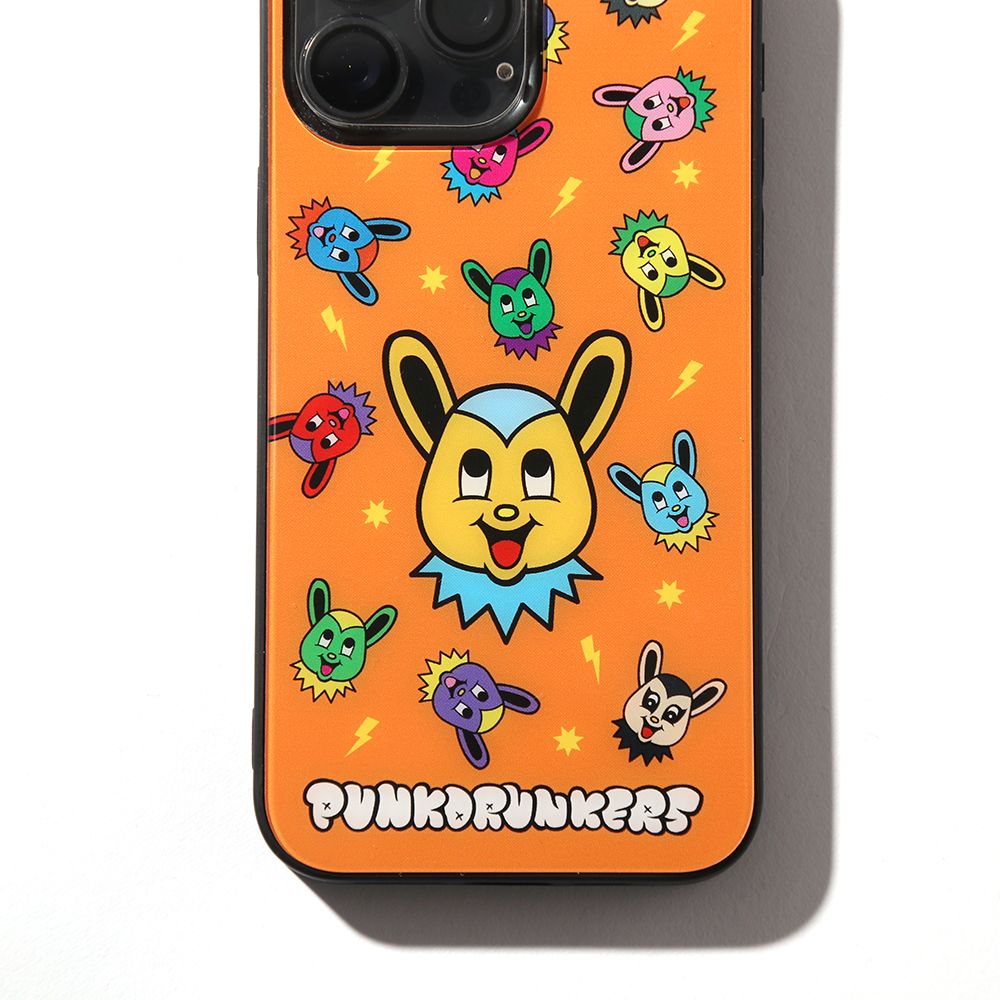 TEMPERED GLASS iPhone CASE / グレイトフルマッポ総柄