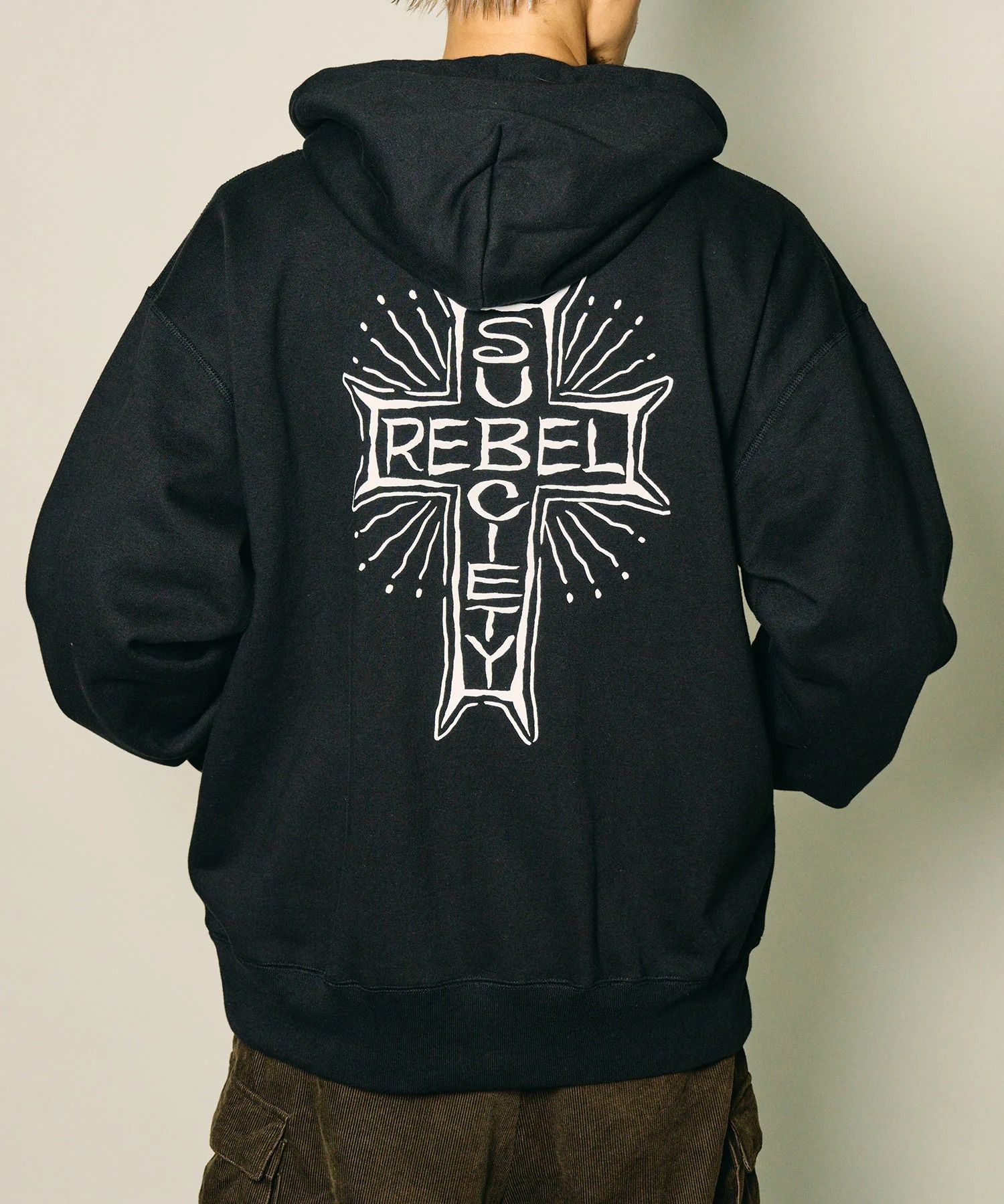 Rebel zip hoodie