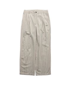 Jacquard stripe slacks