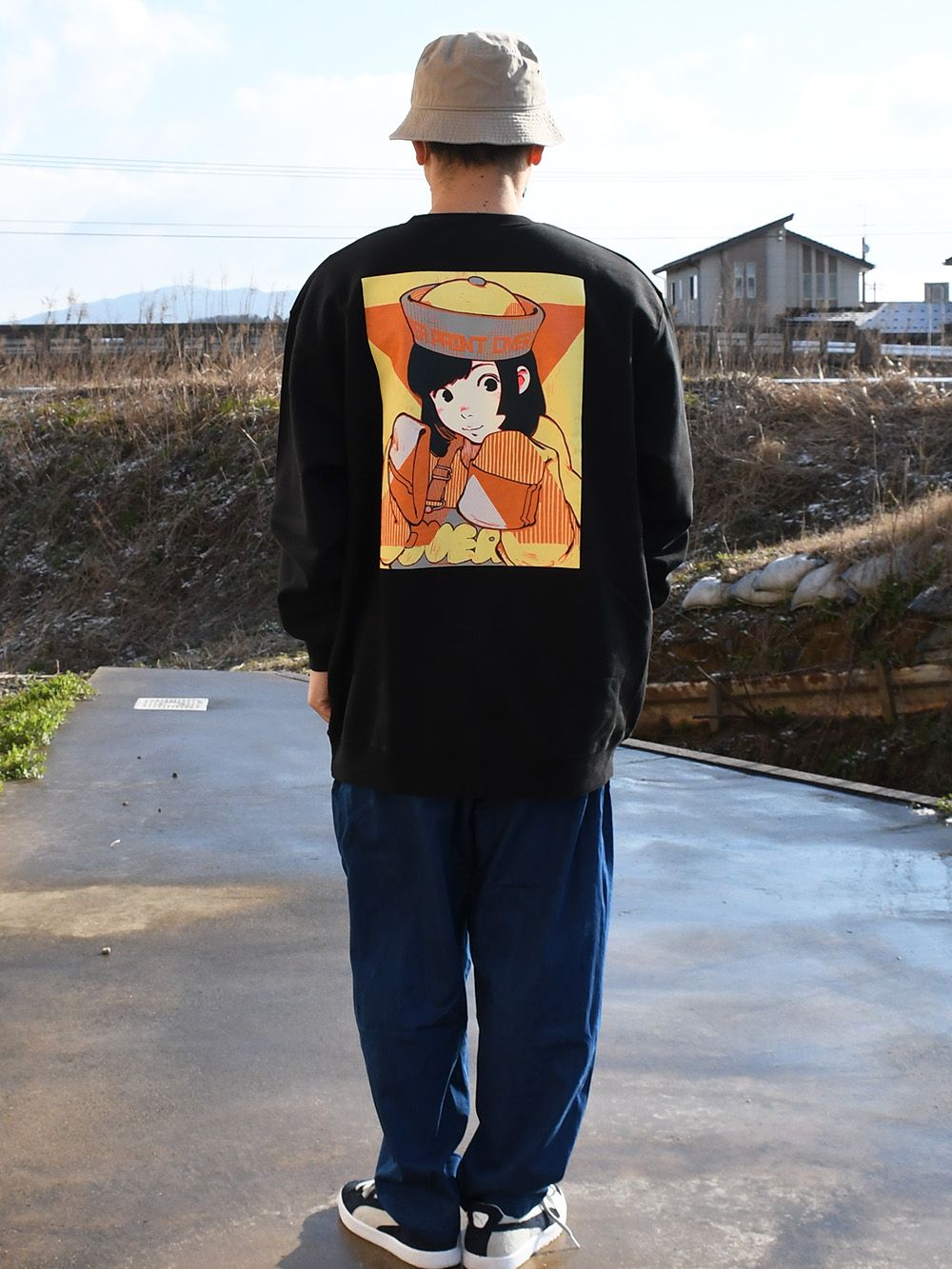 POP ART back pile sweatshirts Ver:15 *火寺企画