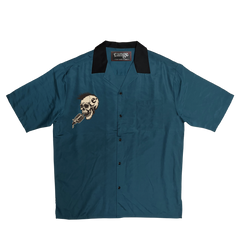poly 50's style open shirts