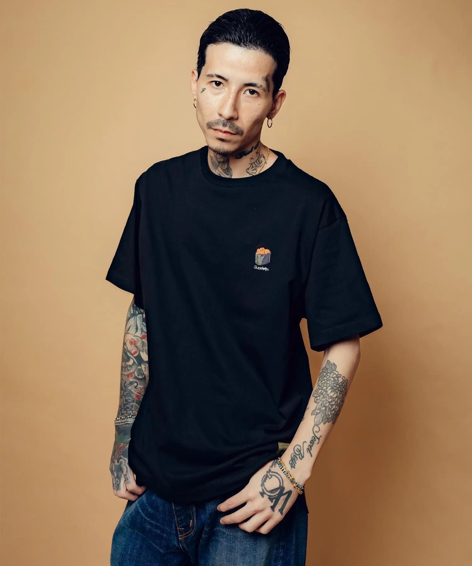 Embroidery sushi tee