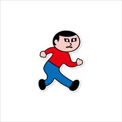 ステッカー / 飛び出しあいつ