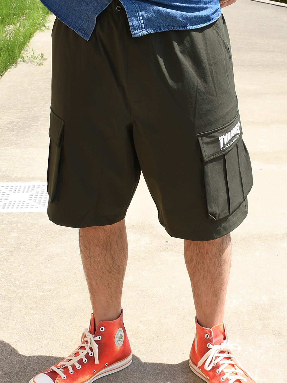 25 THRASHER NYLON-SHORTS