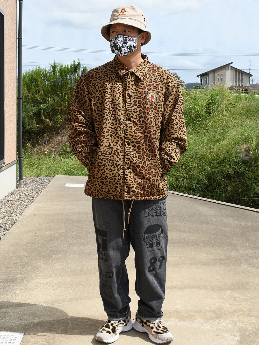 LEOPARD COACH-JACKET