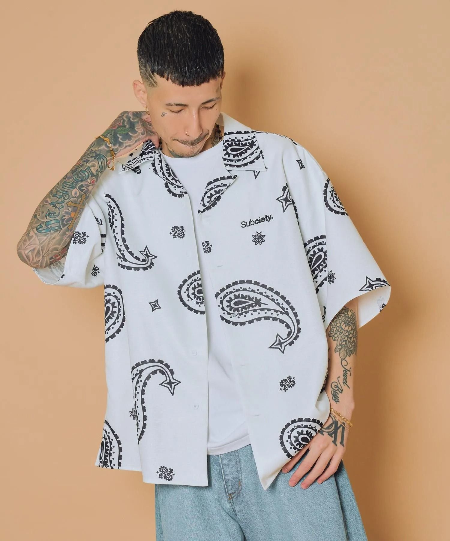 Large paisley shirt