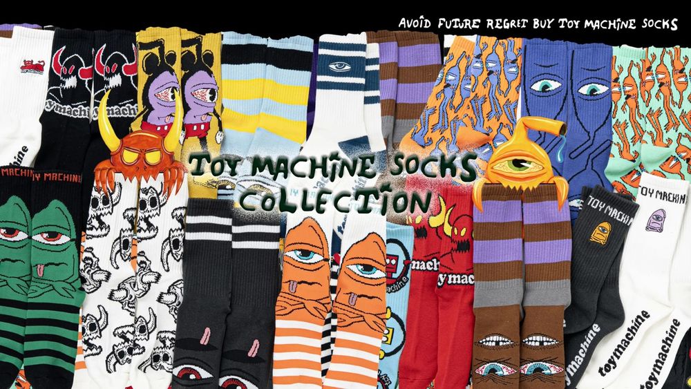 《TOY MACHINE》SOCKS COLLECTION！