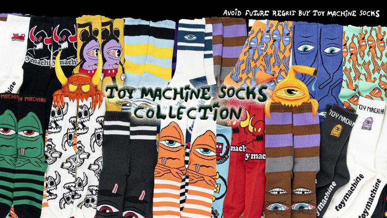 《TOY MACHINE》SOCKS COLLECTION！