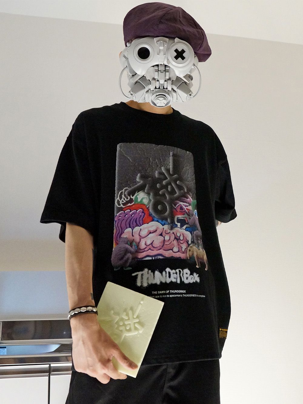 THUNDERBOX 雷々 KUNG FU SHIRT Mk-Ⅱ Mサイズ THUNDERBOX - 雷々 KUNG FU SHIRT Mk-Ⅱ | DOLL