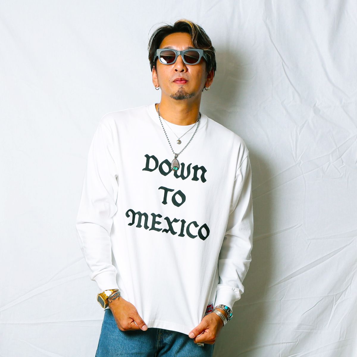 81.oz US  Cotton L/S -DOWN TO MEXICO