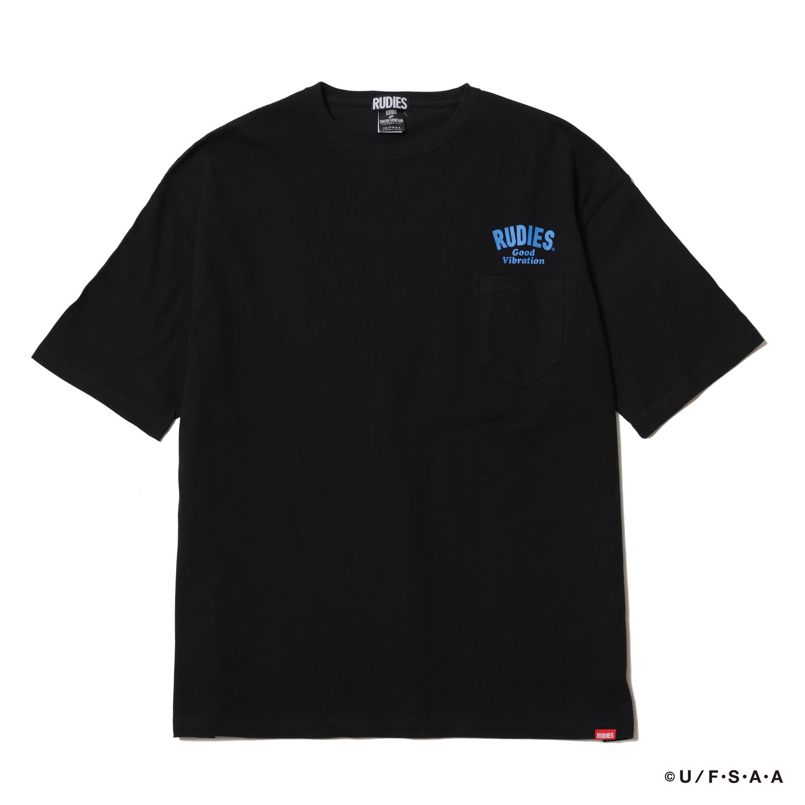 RUDIE'SxCRAYON SHINCHAN MOSH BIGSILHOUETTE PKTTEE