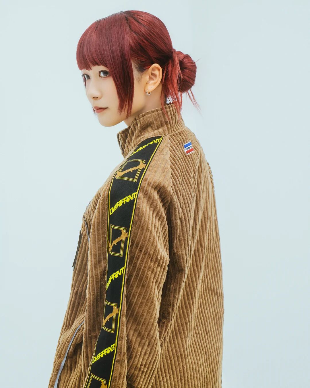 Corduroy jersey jacket