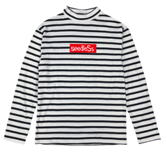 sd boarder high neck LS tee