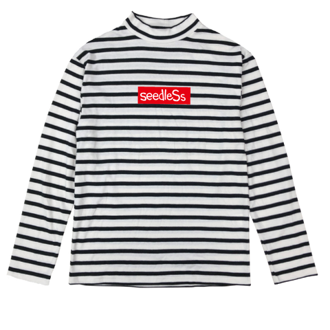 sd boarder high neck LS tee