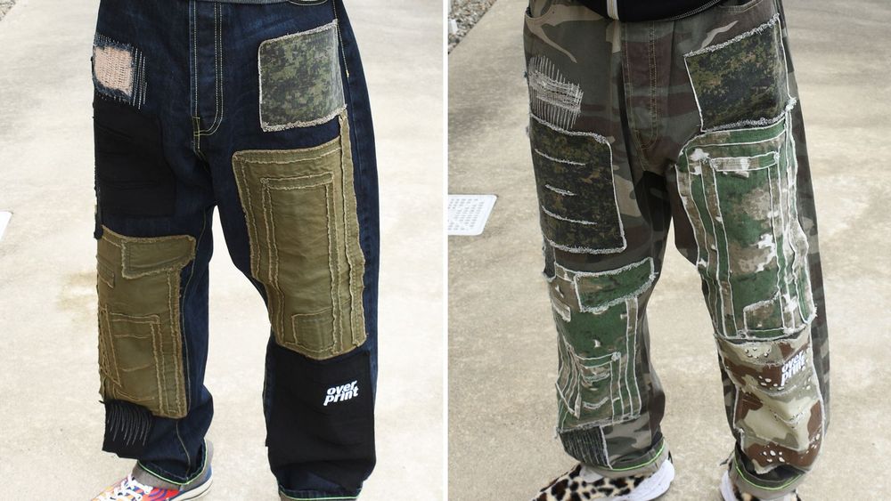 《over print》REPAIR PANTS!