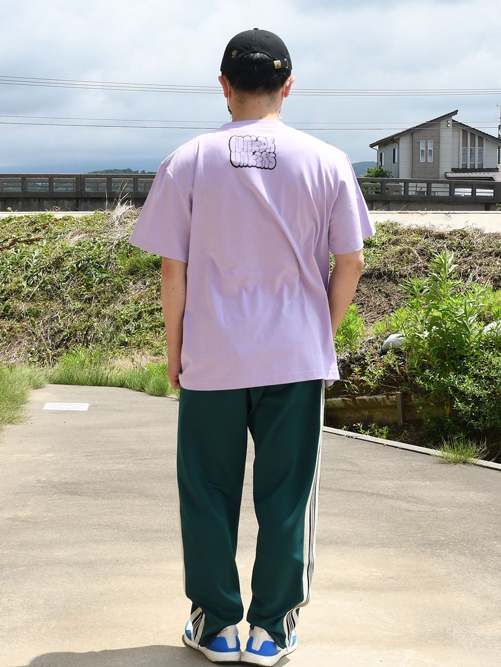 刺繍犬TEE