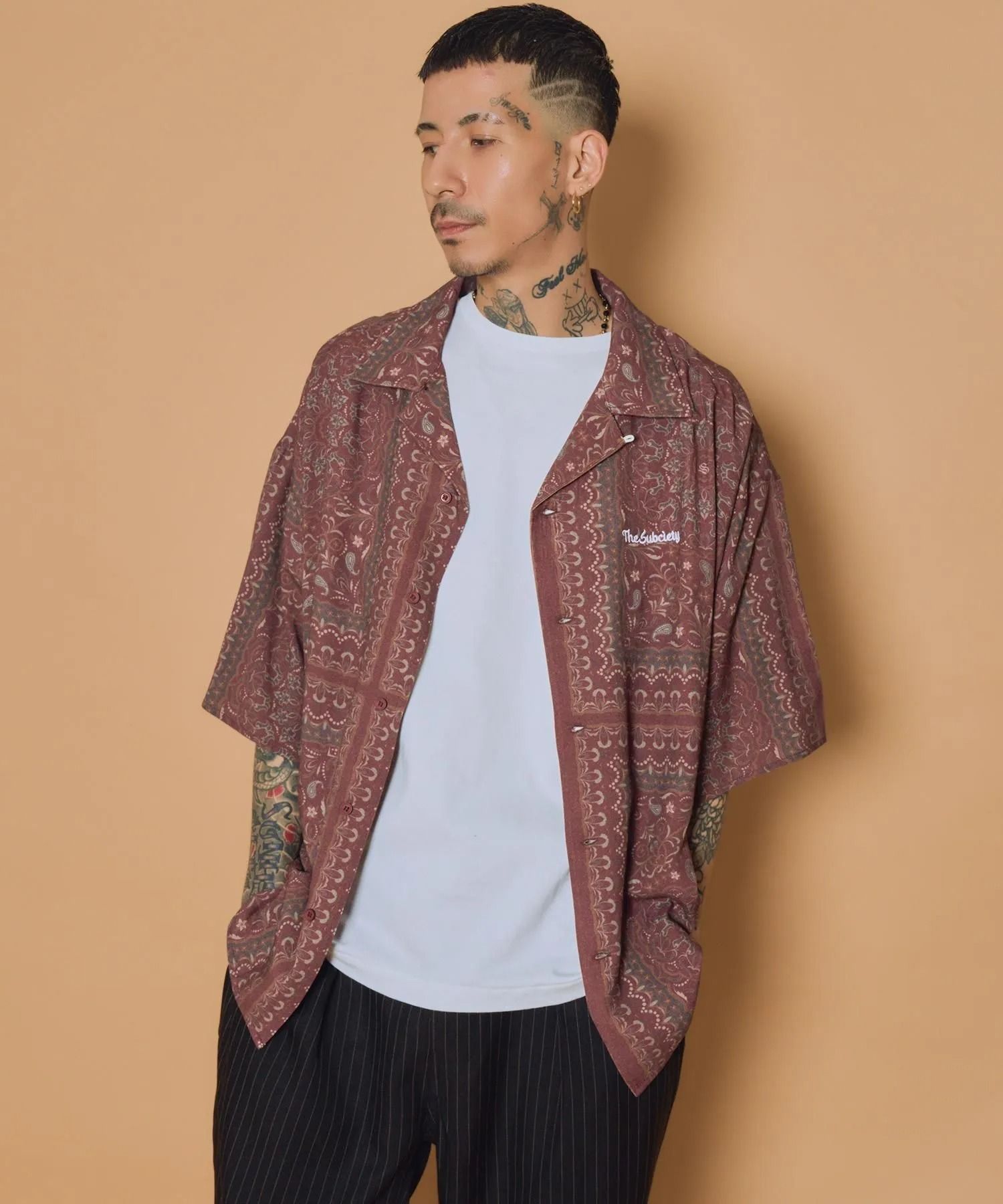 Medallion rayon shirt