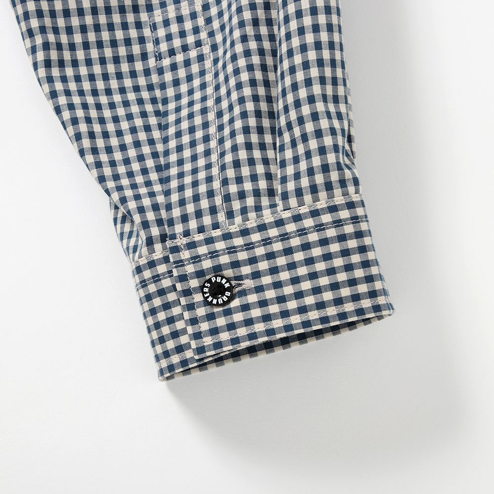 ギンガムチェックイズシャツ