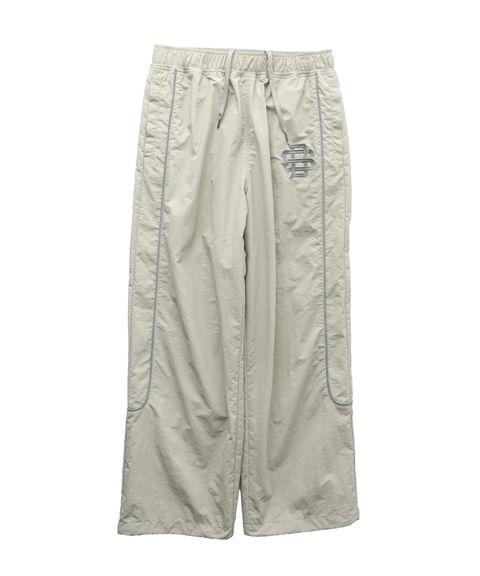 Reflective piping nylon pants