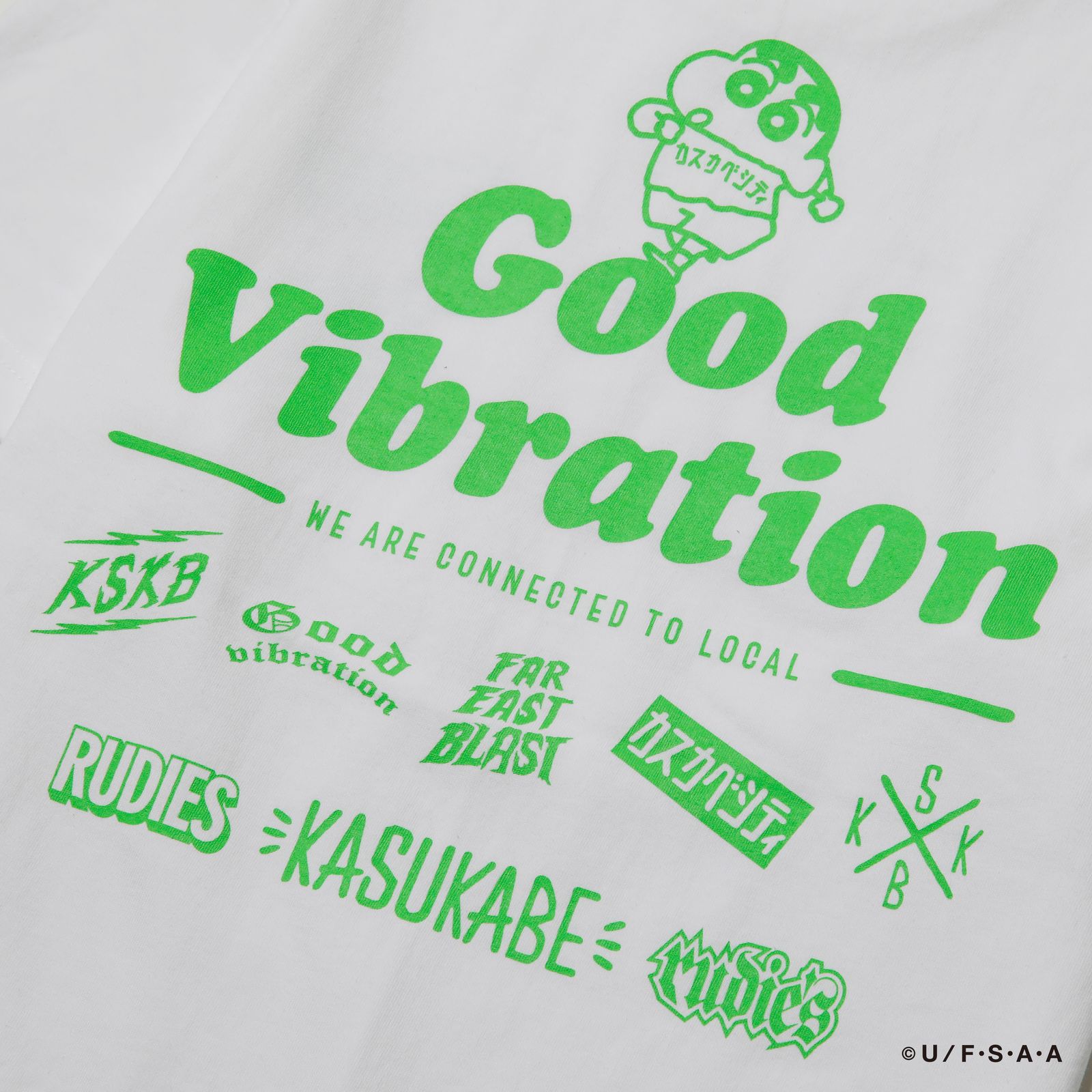 RUDIE'SxCRAYON SHINCHAN LOCALFEST TEE
