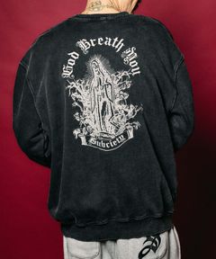 Washed skull maria sweatshirt