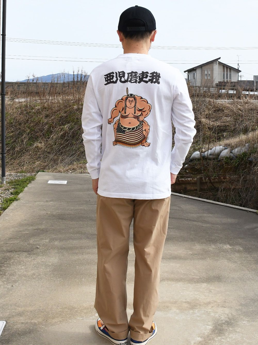 L/S TEE - SUMO WRESTLER