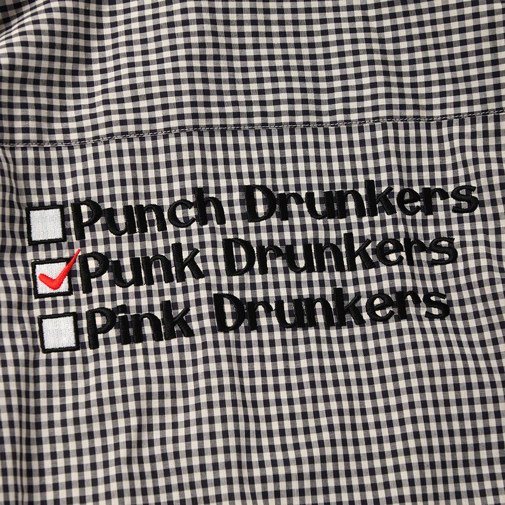 ギンガムチェックイズシャツ