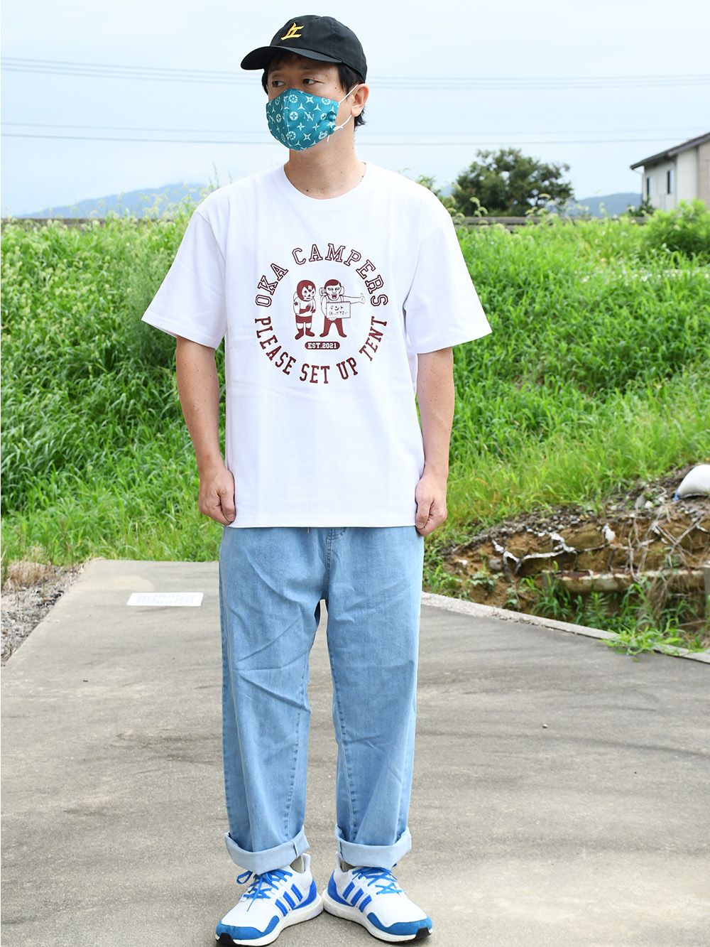［丘キャンパーズ］テント張ってTEE