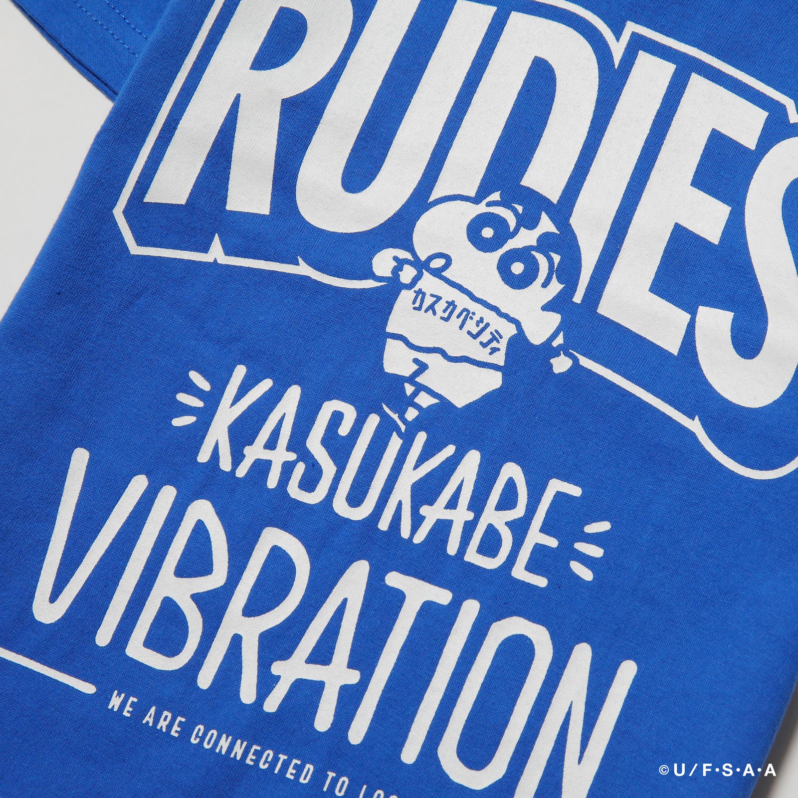 RUDIE'SxCRAYON SHINCHAN KASUKABE VIBRATION KIDS TEE