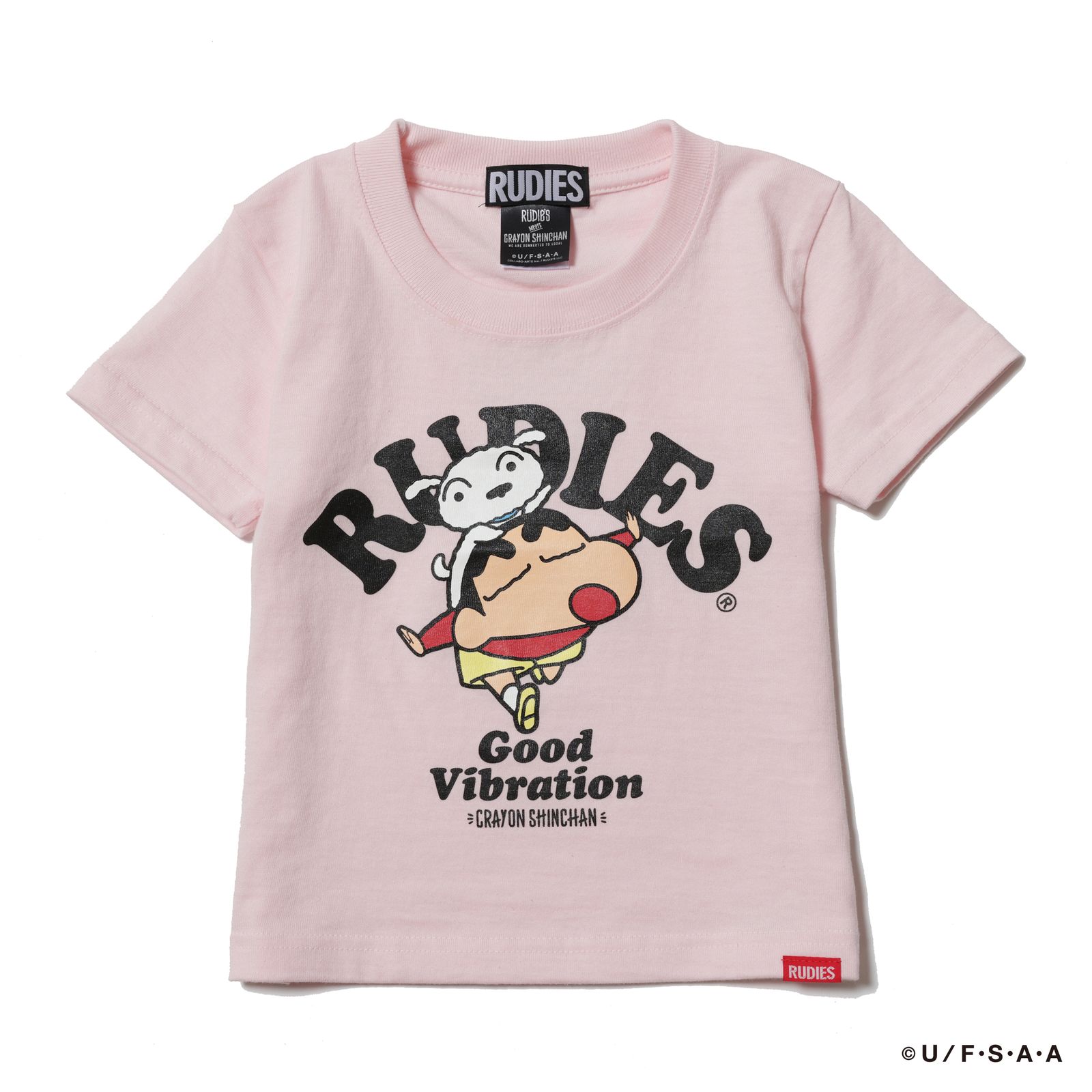 RUDIE'SxCRAYON SHINCHAN AIRPLANE KIDS TEE