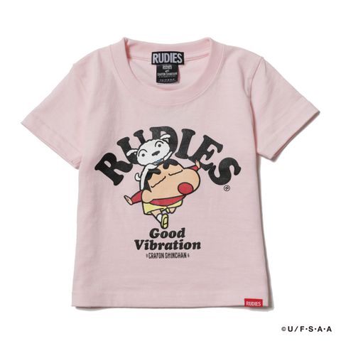 RUDIE'SxCRAYON SHINCHAN AIRPLANE KIDS TEE