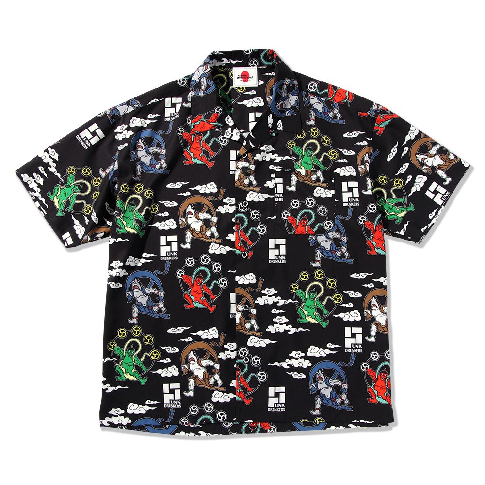 風神雷神アロハシャツ