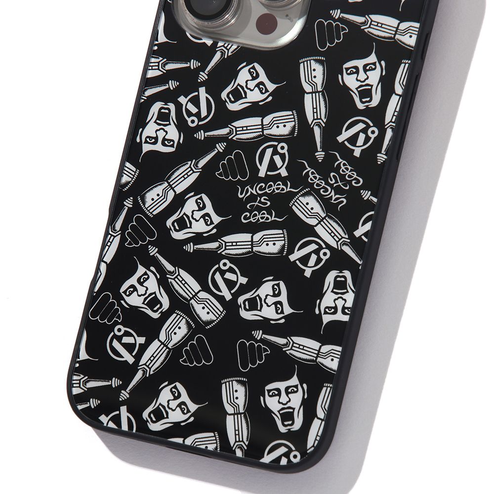 TEMPERED GLASS iPhone CASE / 超総柄