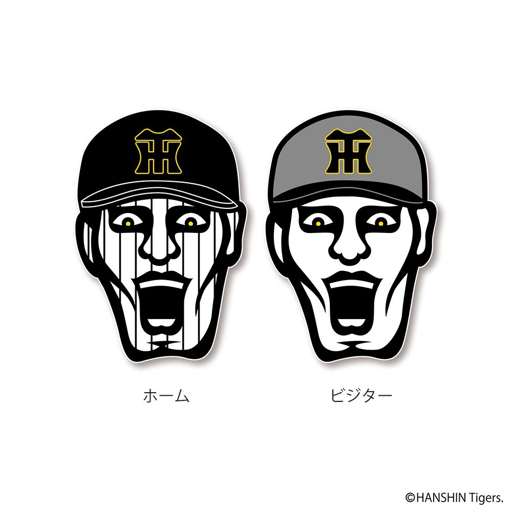 ［PDSx阪神タイガース］ステッカー / 阪神帽のあいつ