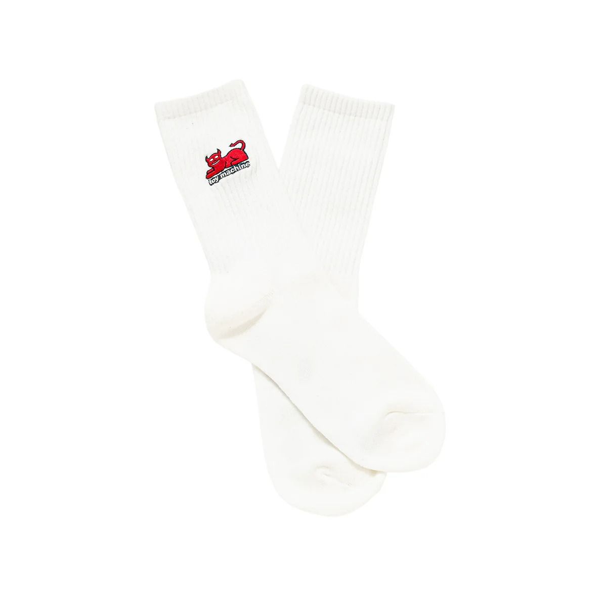 DEVIL CAT EMBROIDERED-SOCKS