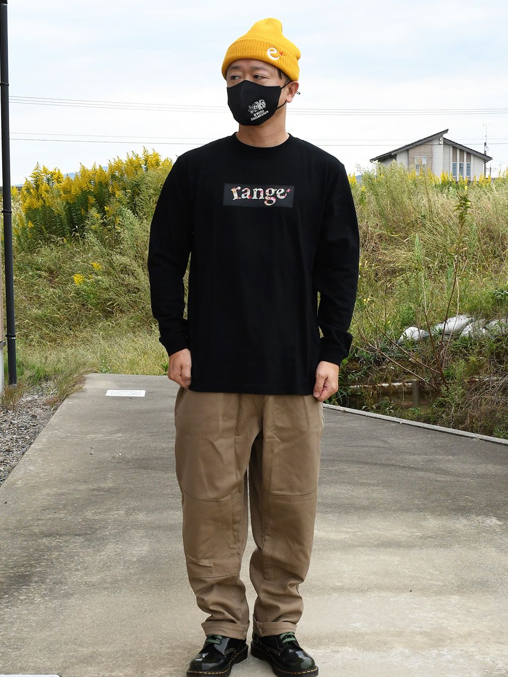 rg heart fly box logo LS tee