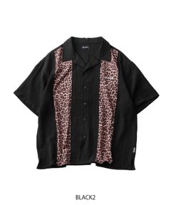 Patterned panel shirt