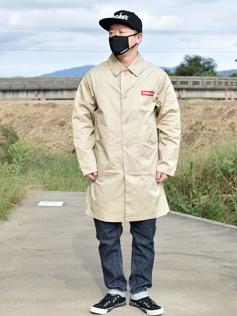 “BOX LOGO” Duster Coat